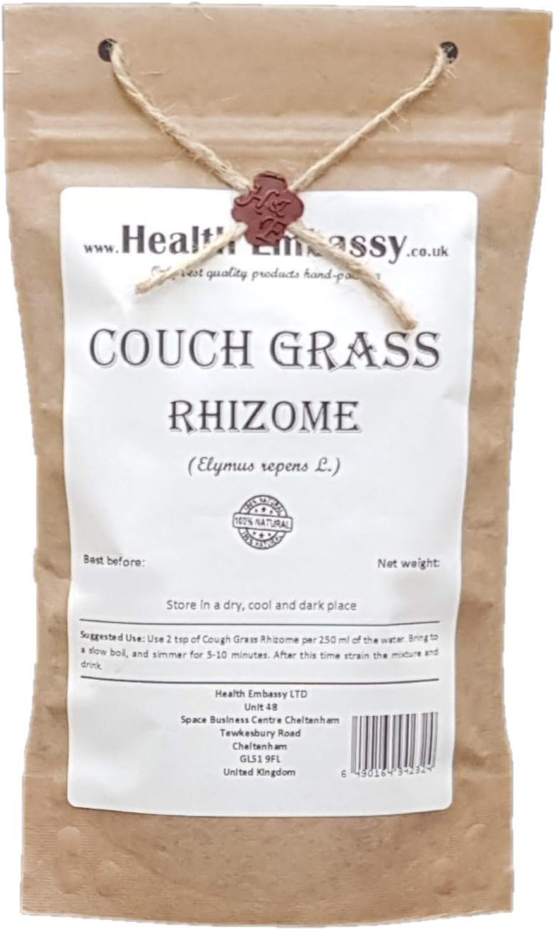 HEALTH EMBASSYCouch Grass Rhizome (Elymus repens- Graminis Rhizoma) - - 100% Natural (100g)