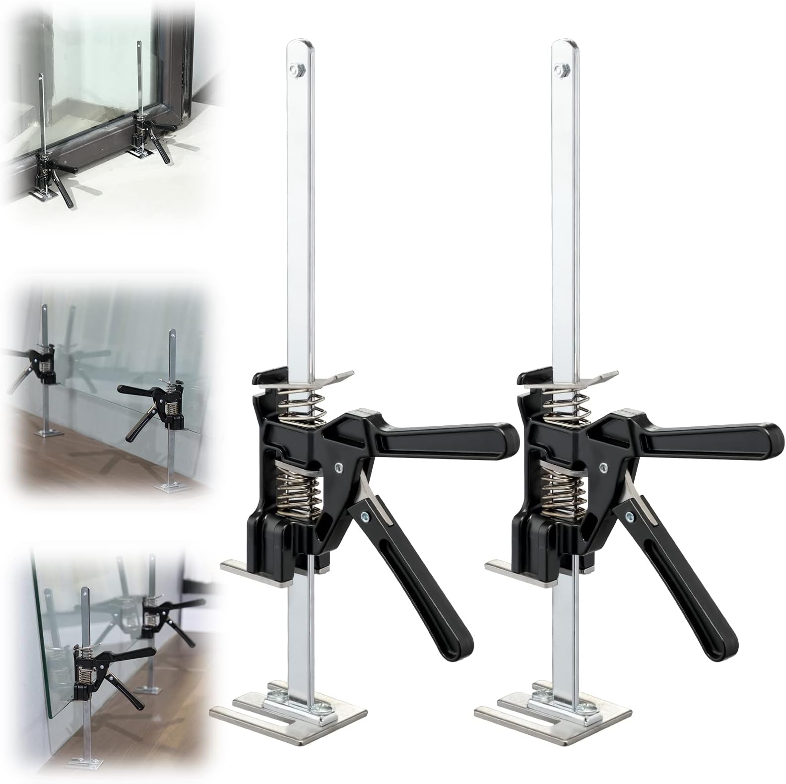 Effort Elevator Tool - Arm Hand Tool Jack, Door Cabinet Lifter Jack, Hand Tools for Drywall Lift - Leveling Jacks for Doors, for Installation of Doors,Windows, Cabinets,Tiles and Etc - Up to 375lb