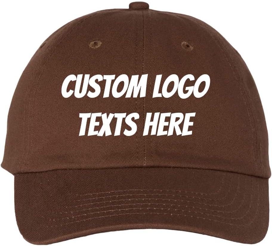 INK STITCH Unisex Vc300a Custom Stitching Logo Texts Monogrammed Cotton Baseball Caps image 5