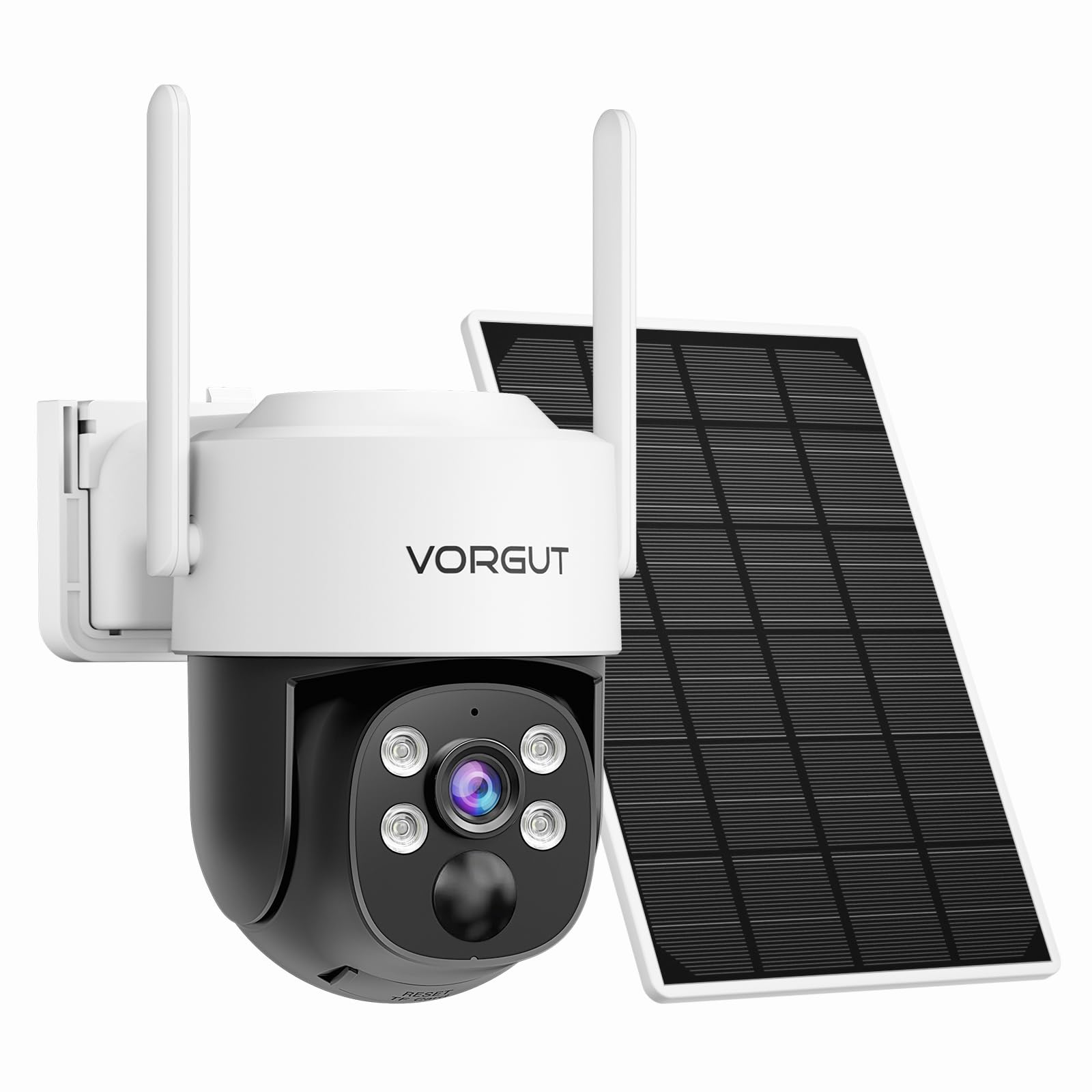 Amazon.co.jp: VORGUT 防犯カメラ 屋外 ソーラー ワイヤレス 400万画素
