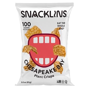SNACKLINS Plant Based Crisps - Chesapeake Bay - 3oz Bag