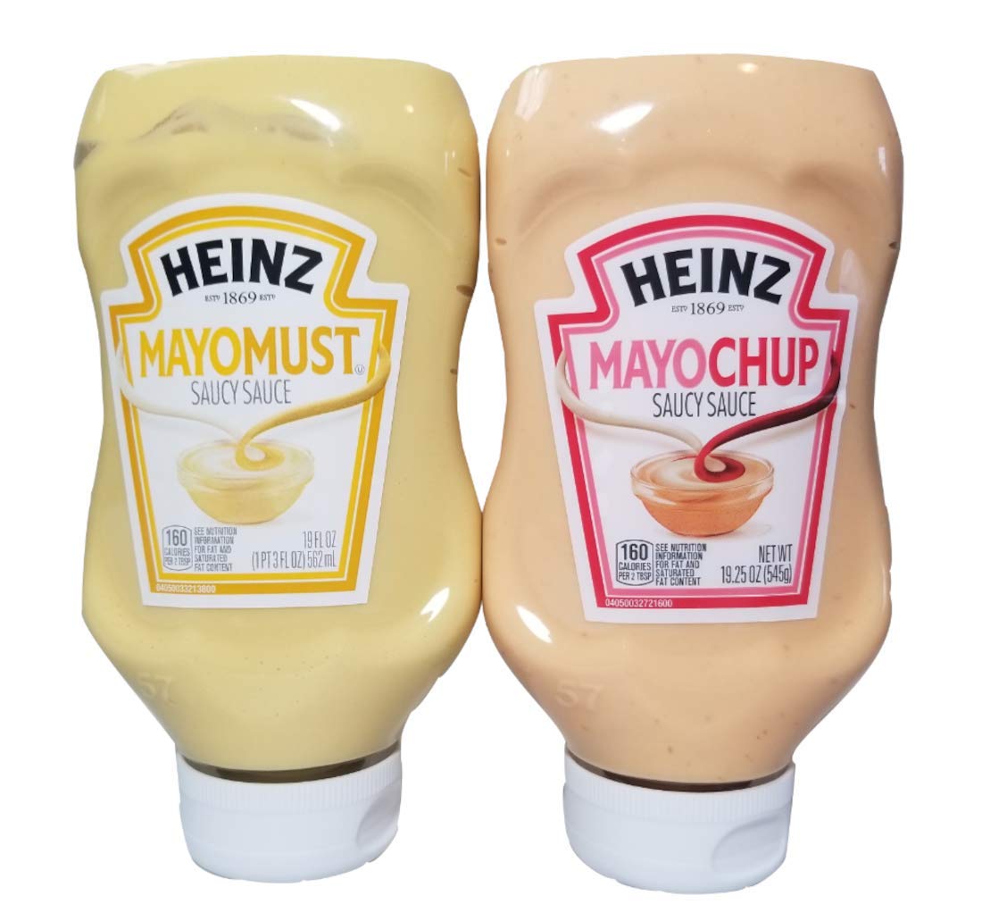 GENERIC Heinz Mayomust Bundled with Mayochup Saucy Sauce Pack 19.25 oz Grocery