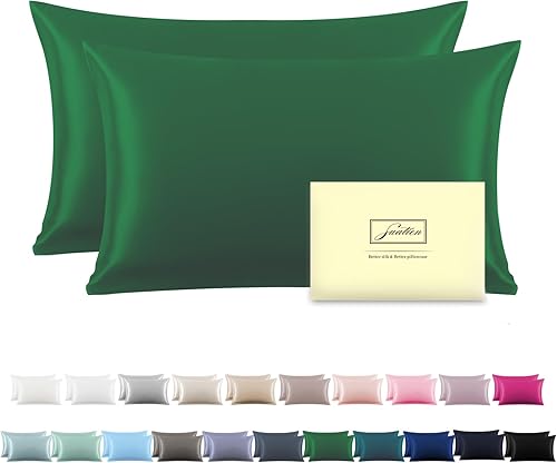 Miniatura 13 de Funda de almohada de seda para cabello y piel, suave, transpirable y resistente, fundas de almohada de seda de morera natural de ambos lados