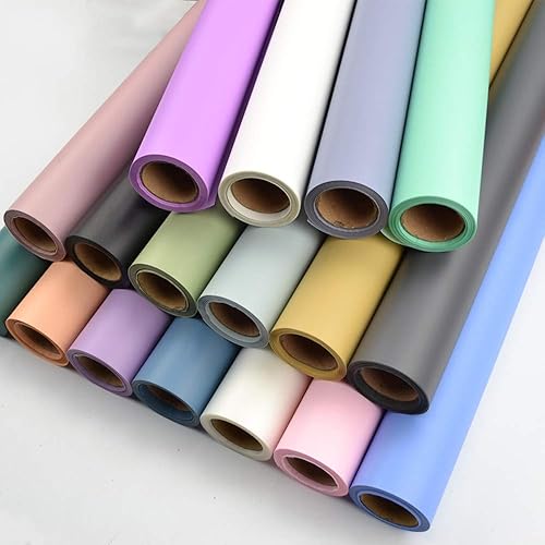 Miniatura 9 de BBJ - Rollo de papel de regalo floral coreano, suministros para floristería, papel de regalo para ramo de flores, suministros florales para flores