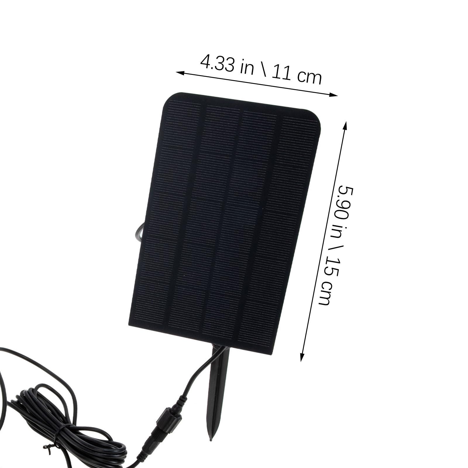 ORFOFE Sonnenbetriebene Sauerstoffpumpe für Aquarium und Teich mit Stabilem Abs Material, Leise 50 den Außenbereich und Zierfische