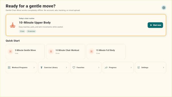 Seated Exercise for Seniors Chair Workout & Gentle Strength - 1