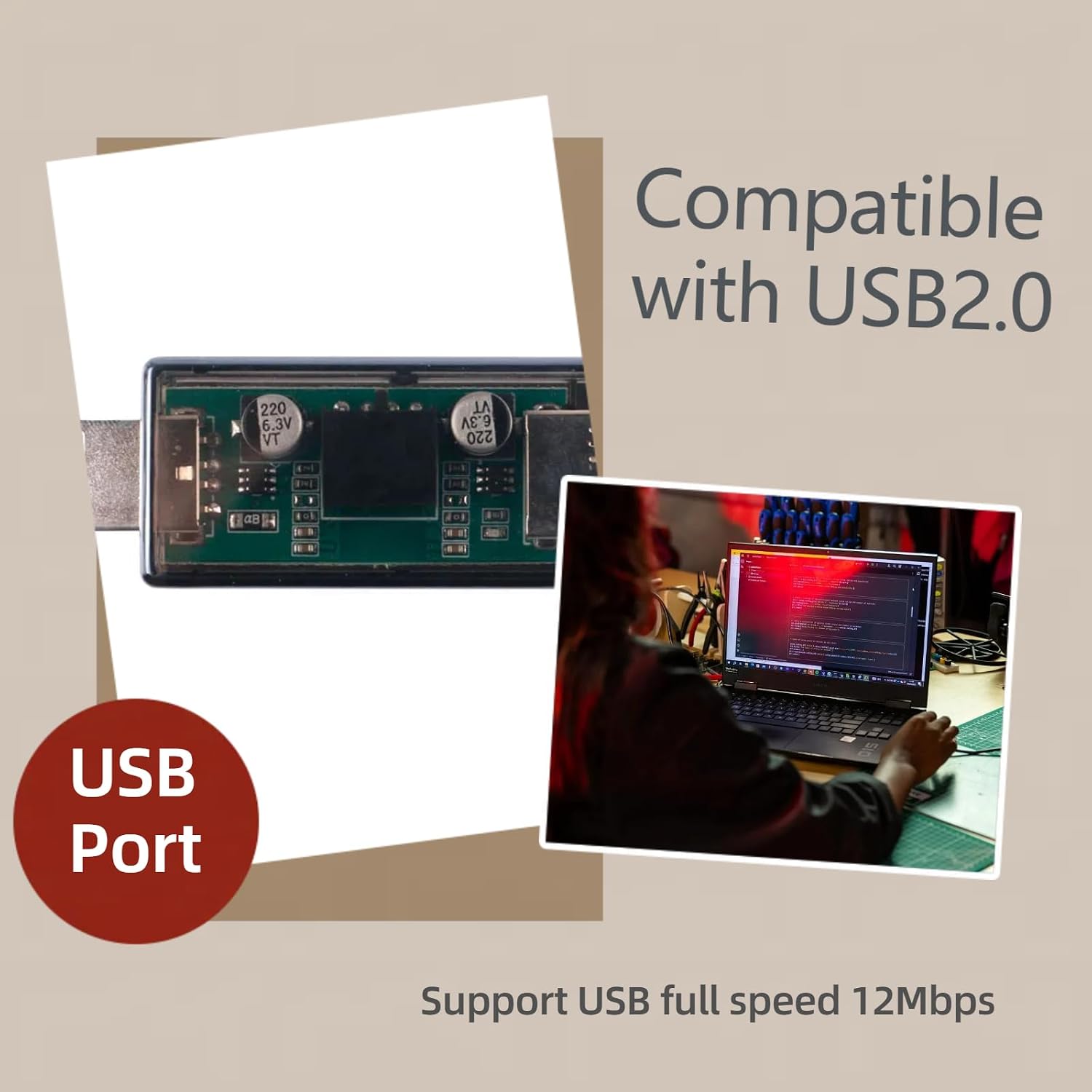 Modulo Isolatore USB ADUM3160 Con Isolamento 1500V, Per Segnale E Alimentazione - Foto 3