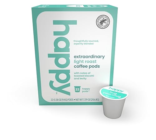 Miniatura 3 de Cápsulas de café feliz tostado ligero 22ct