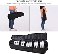 Vista 5 de Plegable 30 notas Glockenspiel xilófono marco de madera barras de aluminio educativo percusión instrumento musical regalo