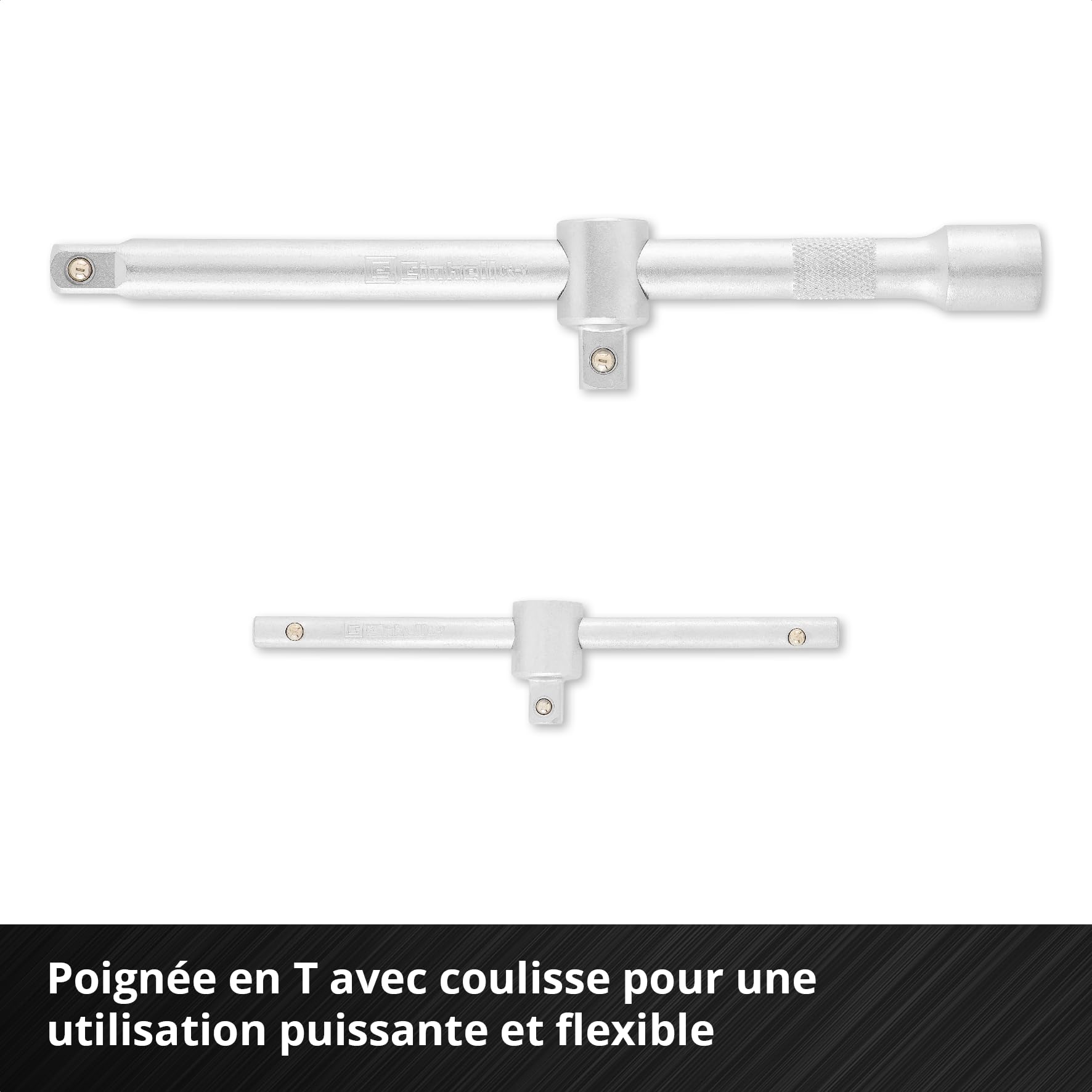Original Einhell E-Case Pad 60 pièces douilles et cliquets (cliquets réversibles, douilles bougie, douilles, rallonges de douilles, cardans, système E-Case)