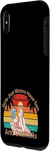 Vista 14 de iPhone 14 Girls Just Wanna Have Sun And Cocktails Squad Trip Woman's Case