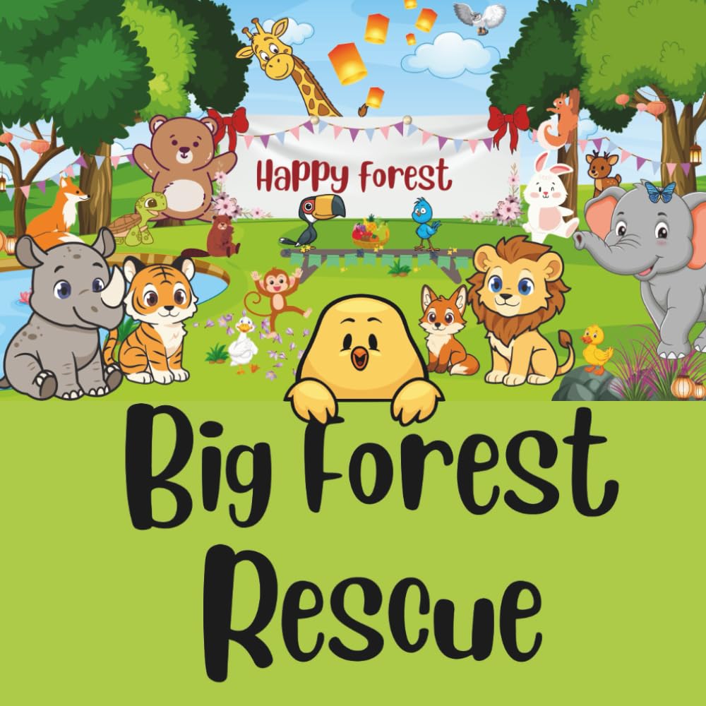 Bunny and Big Bear's Big Forest Rescue: Kids story Book
