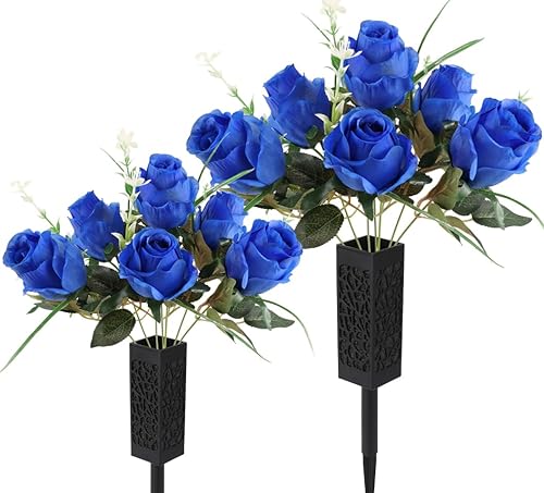 bocola Flores con jarrón y tarjeta de firma de condolencias