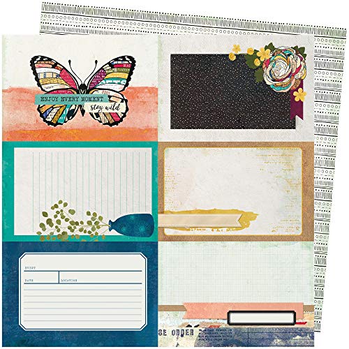 Papier Storyteller American Crafts Rendering imprimé 30x30 cm pour scrapbooking - 2