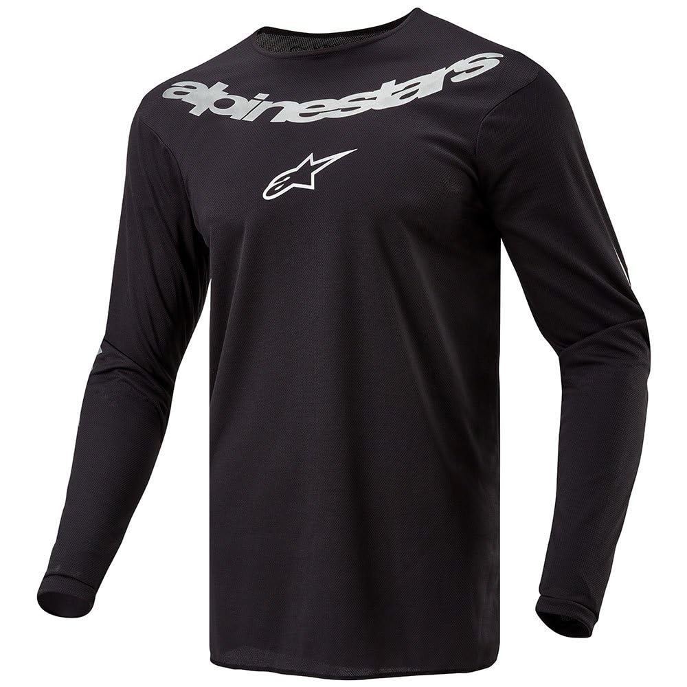 Alpinestars MX Fluid - Camiseta de punto (talla L), color negro