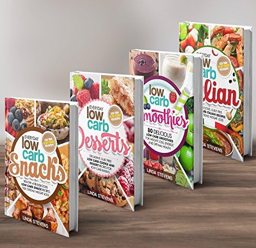 Low Carb Living Box Set: Low Carb Snacks, Low Carb Desserts, Low Carb Smoothies and Low Carb Italian Recipes