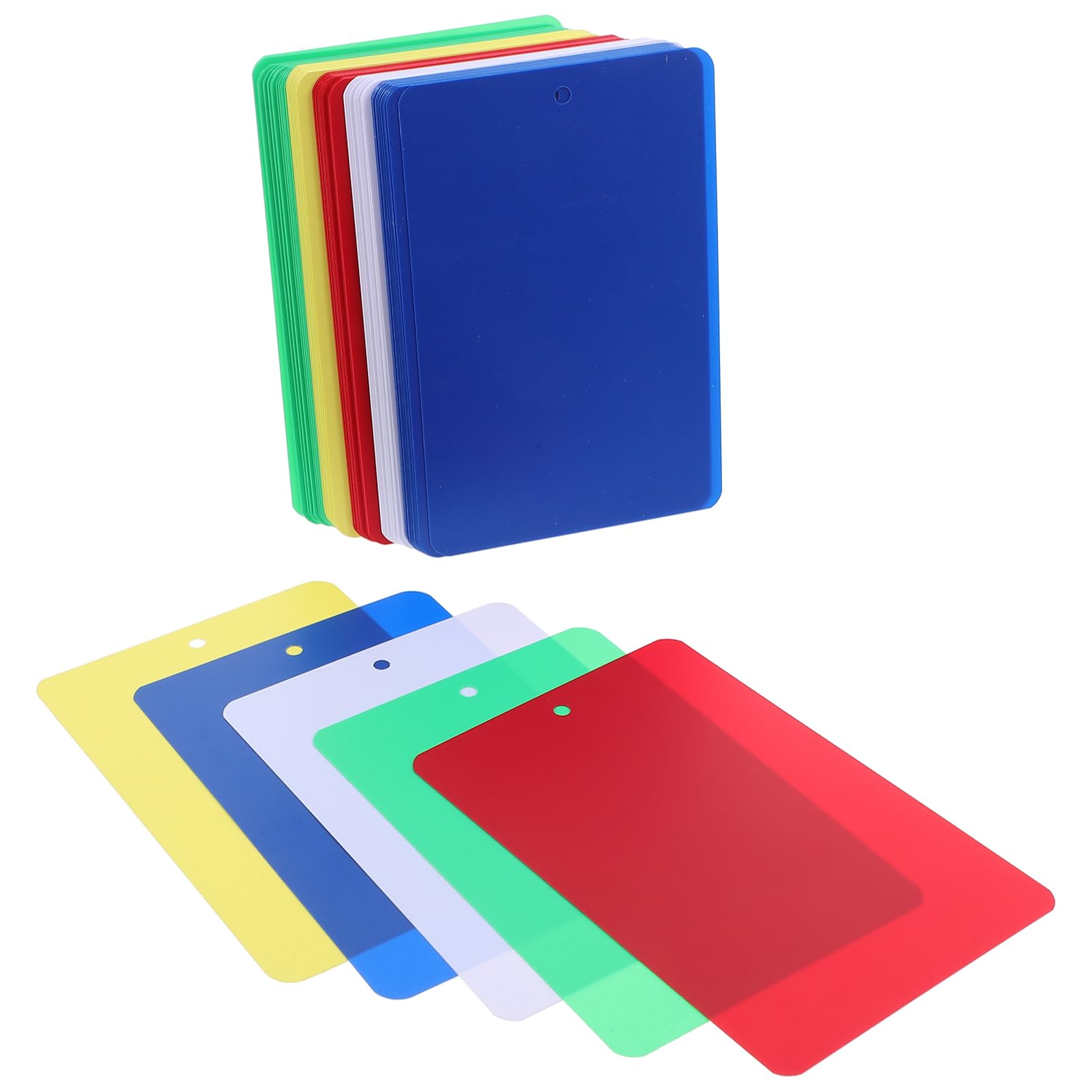 FOYTOKI 100pcs Blank Pendant Labels for Shipping Inventory and Pricing Tags for Retail Supermarkets and Gifting