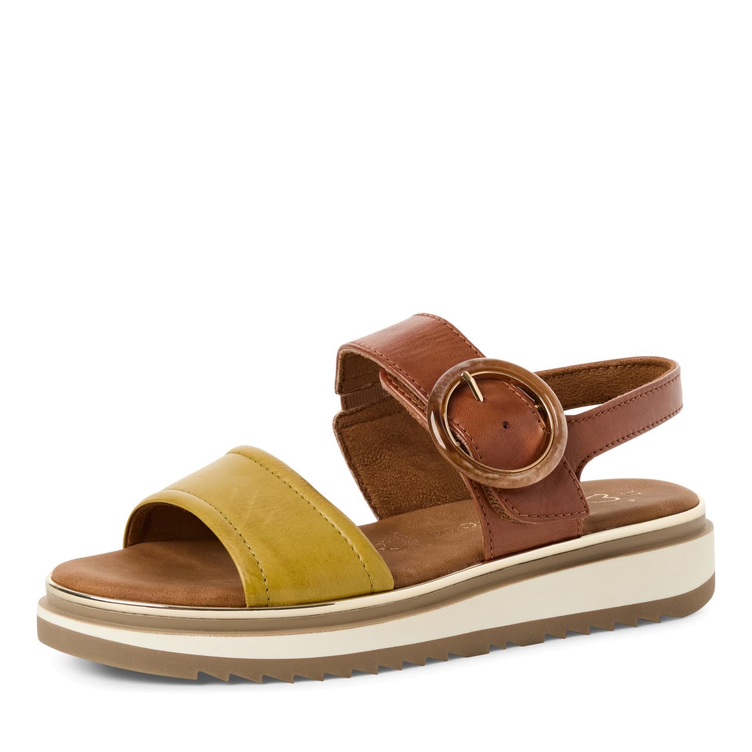 MARCO TOZZI Women's Sandale 2-28501-44, Green, 6 UK