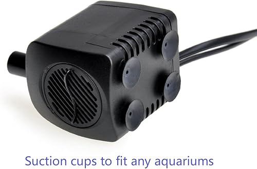 Miniatura 6 de Lewisia Bomba de fuente sumergible de 211 GPH con luz LED, flujo de agua ajustable para jardín, estanque koi, cascada, acuario, acuario, pecera,