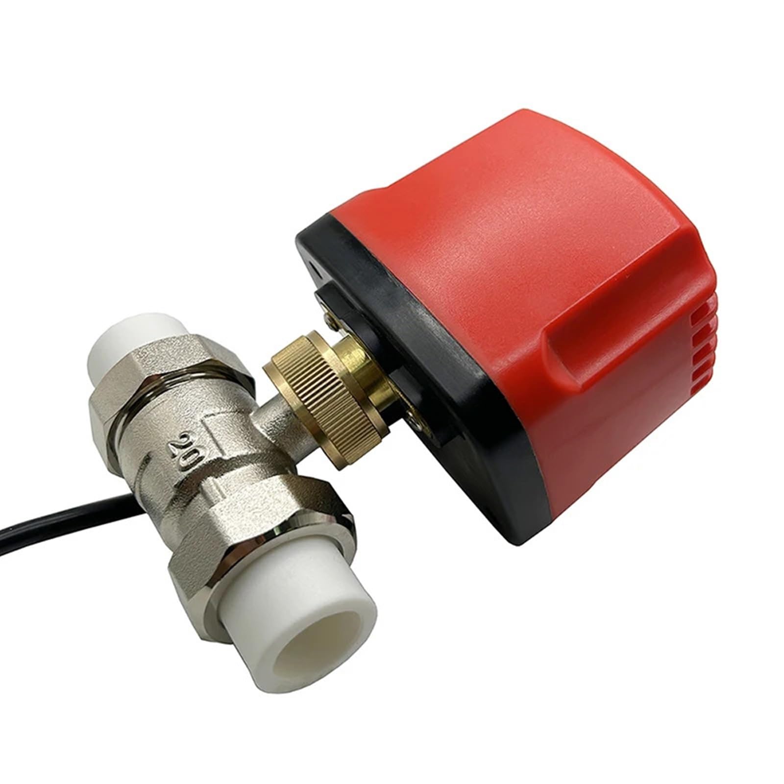 Dubatawin 12Vdc-Cr04 3/4'' 1'' 1-1/4'' 2'' Ppr Ip65 Waterproof Motorized Ball Valve 2 Way Brass Electric Valves Big Metal Motors(,Ppr32)