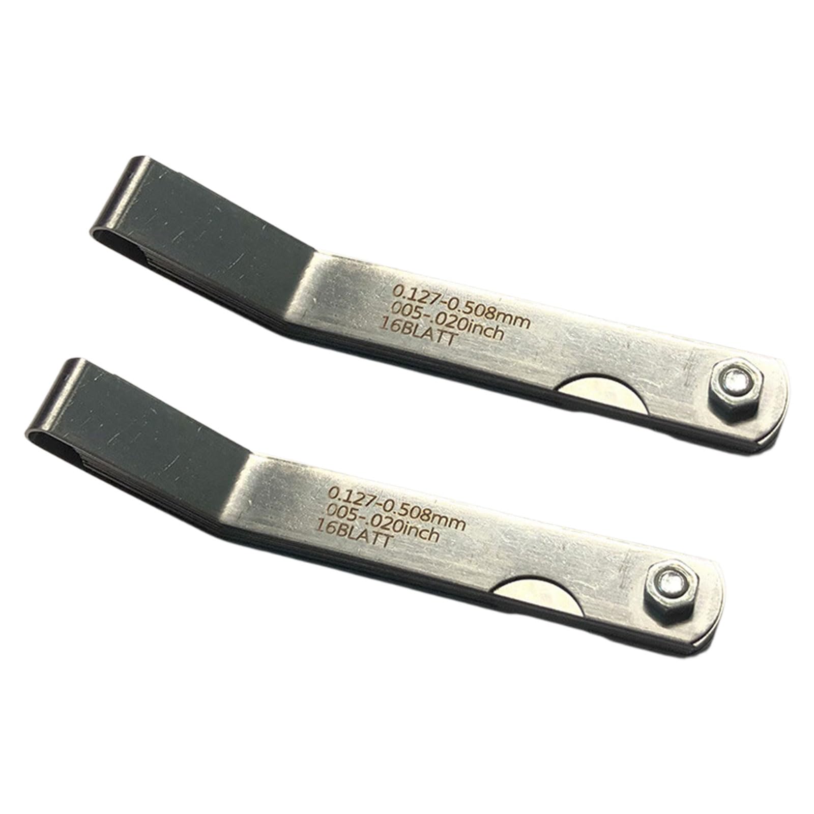 Sxrq A Professional Curved Tip Feeler Gauges 16 High Ccuracy Utomotive Pplications Ccuracy Thickness Measure Set