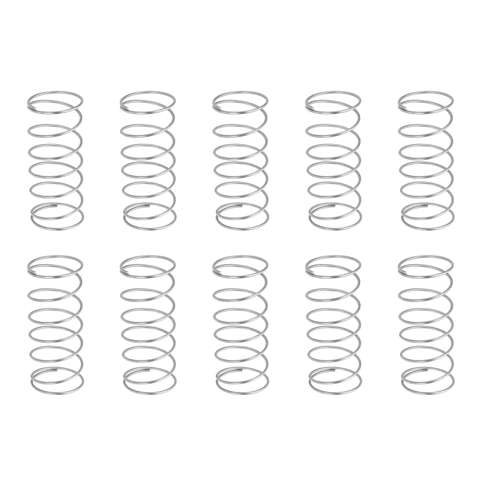 uxcell 10Pcs Compression Spring 0.8mm Wire Diameter x 10mm OD x 20mm Long — Amazon image 27