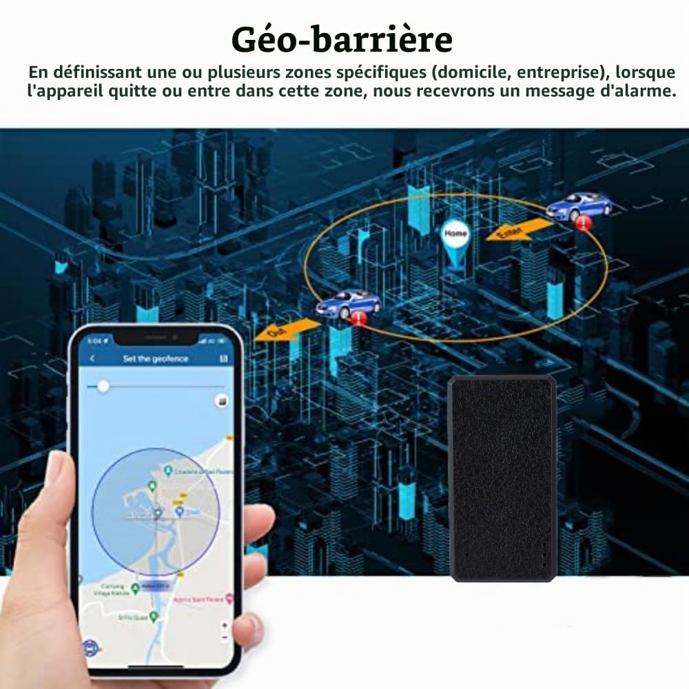 4G Mini GPS Traceur avec Micro Winnes GPS Tracker en Temps Réel APP sans Abonnement Portable Traqueur TK901 Antivol pour Voiture/Personnes/Personnes âgées/Enfant/Valise/Sac