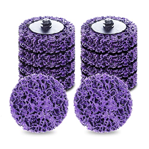 TSOAPX 10 pcs 2" Quick Change Strip Discs, R-Type Backing