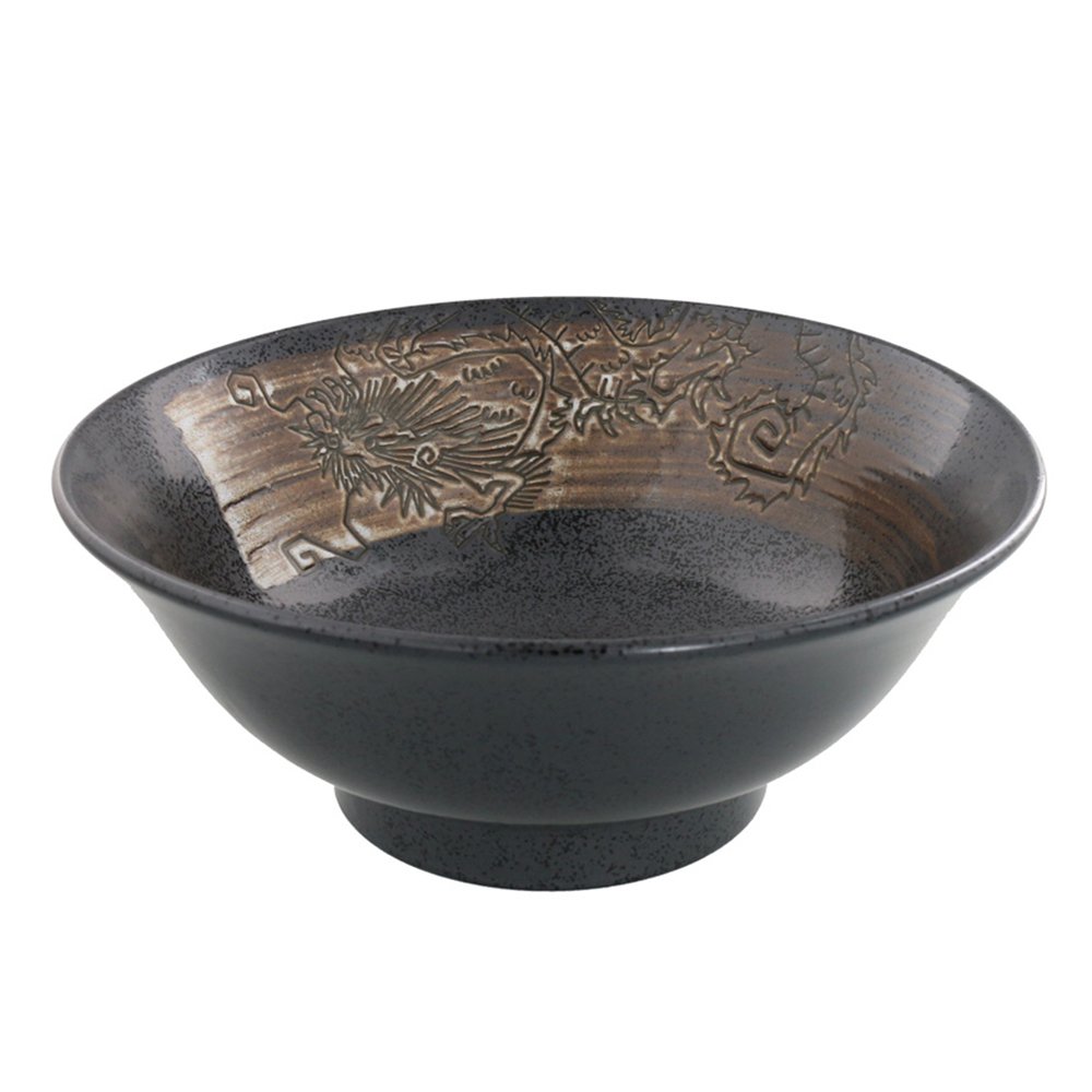 Zen Table Japan Extra Large 43 oz Ramen Bowl, Udon, Donburi Bowl/Serving Bowl Dragon 6.8 -Made in Japan