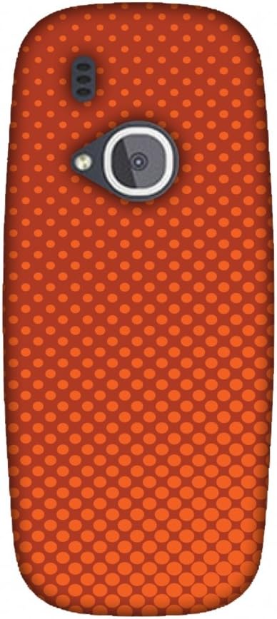 AMZER Slim Fit Handcrafted Designer Printed Snap On Hard Shell Case Back Cover for Nokia 3310 - Vintage Dot Pop 2 HD Color, Ultra Light Back Case