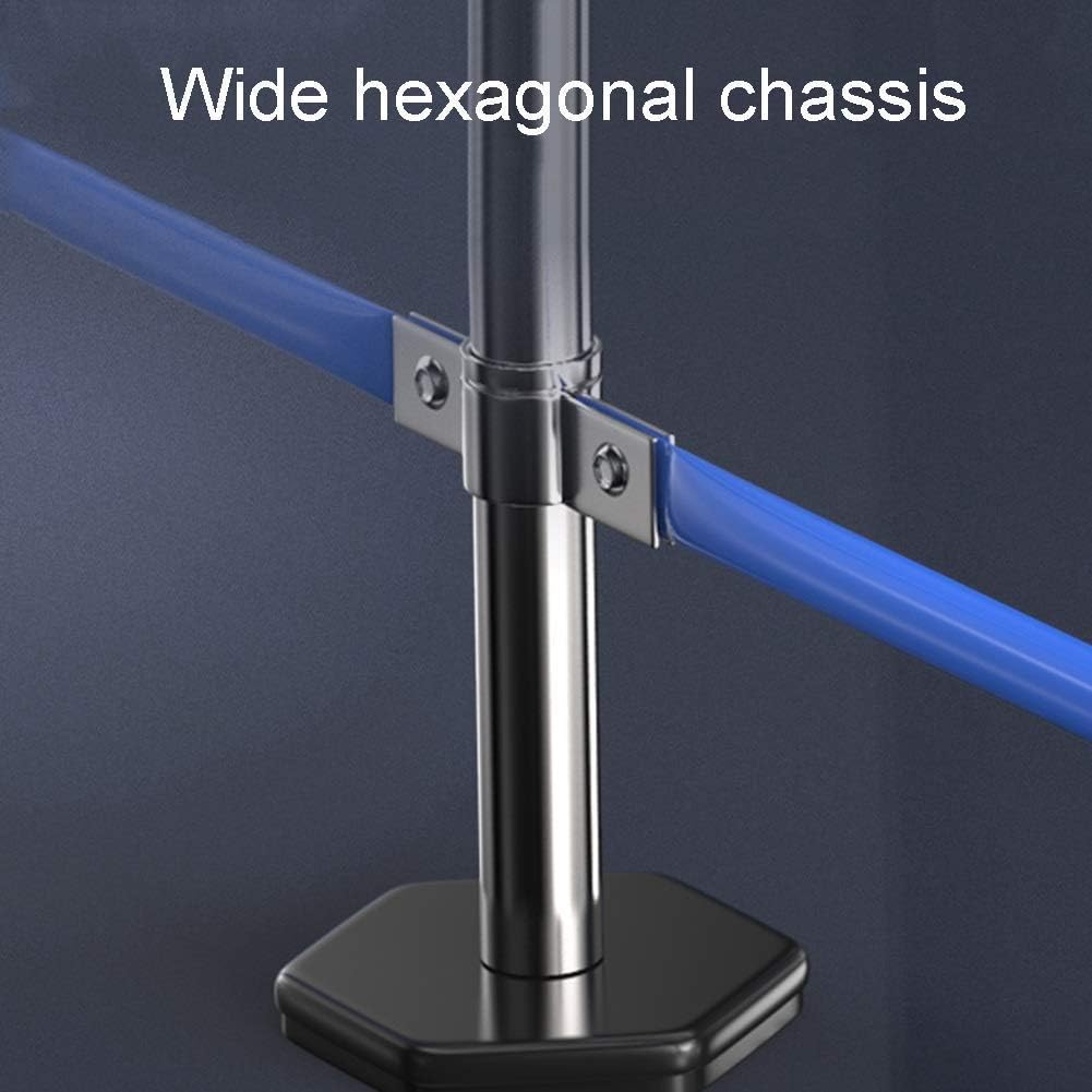 Gymnastics Bar, Expandable Bars Adjustable Height Folding Safe Stable Metal Frame with Swing Rope Skipping for Home Training Fitness Shaping Junior Training Bar