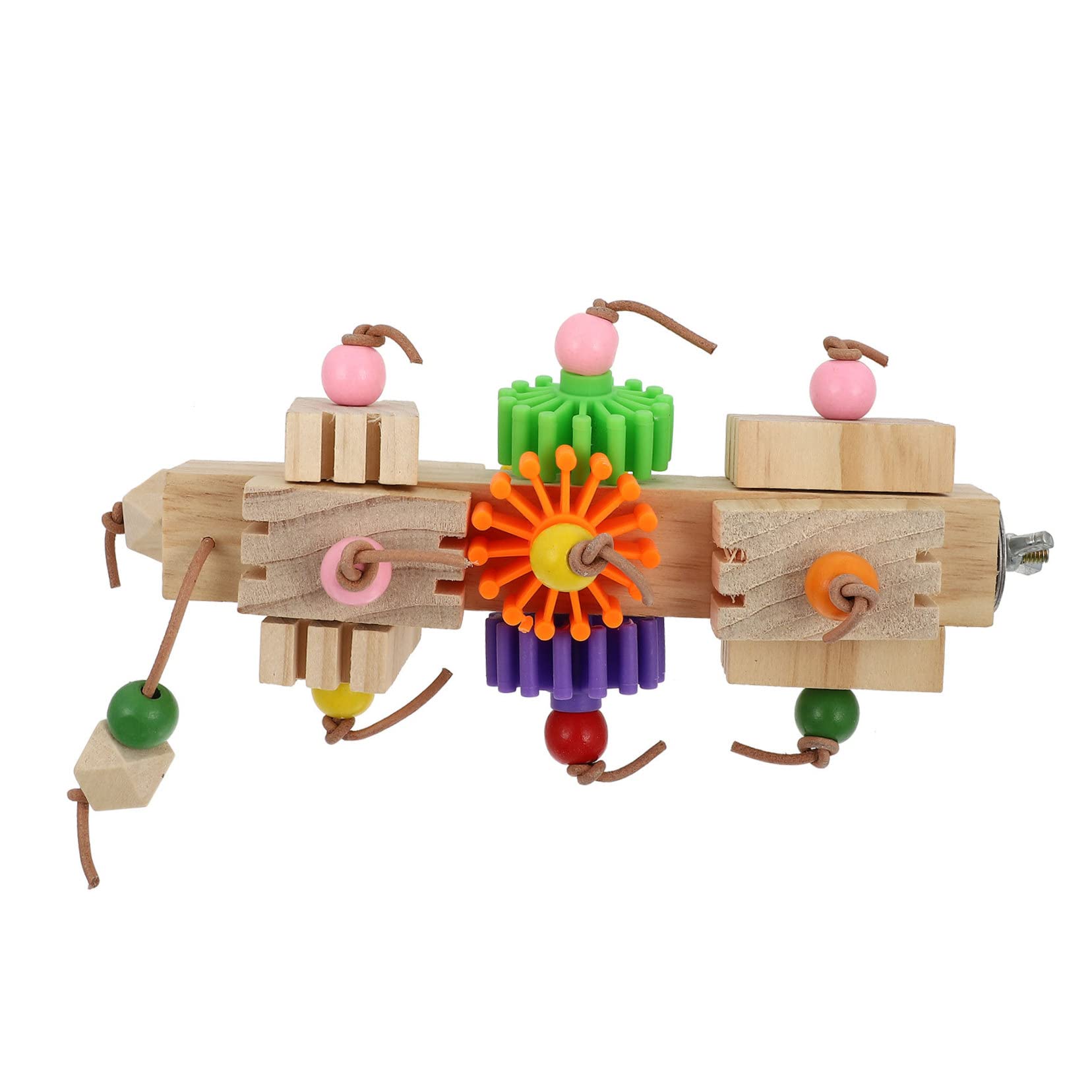Hohopeti Vogelspielzeug für Papageien, Kausicheres Spielzeug | Kleine und Mittelgroße Vögel, Verschleißfest und Bissresistent, Käfigzubehör