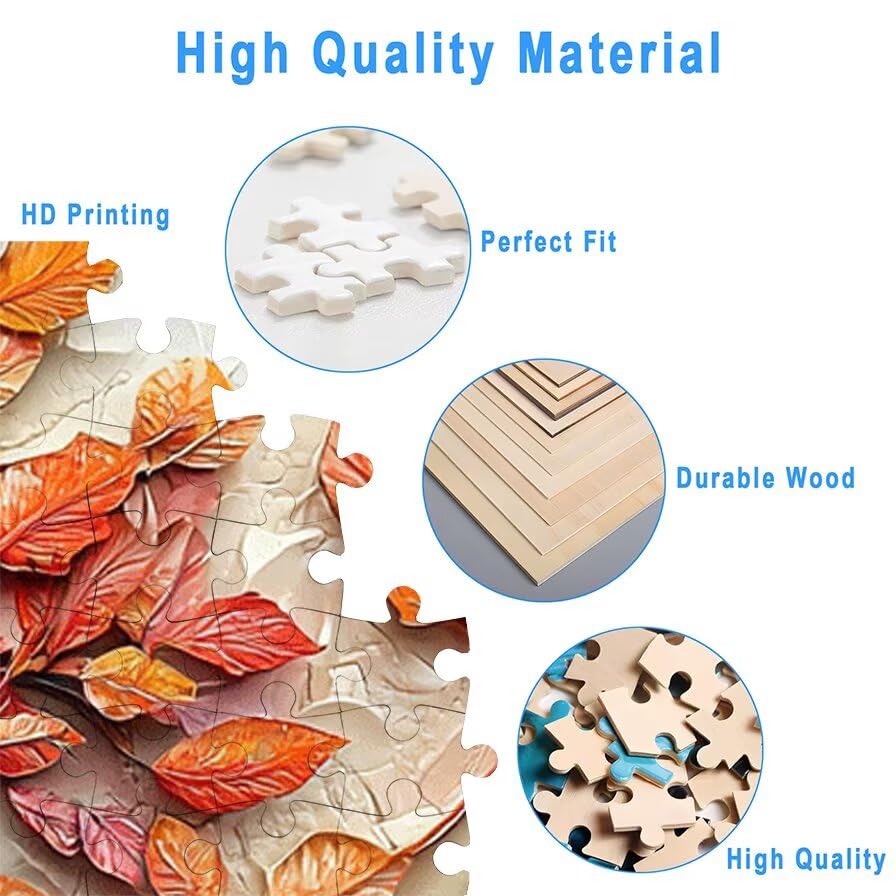 Puzzle 3000 Pezzi Albero della Vita, Puzzle Magia in Legno per Adulti, Misura: 122x80 cm, Puzzles 3000 Pezzi per Adulti, Giochi Educativo per Famiglie, Puzzles per Decorazioni Casa, Regalo, -5165