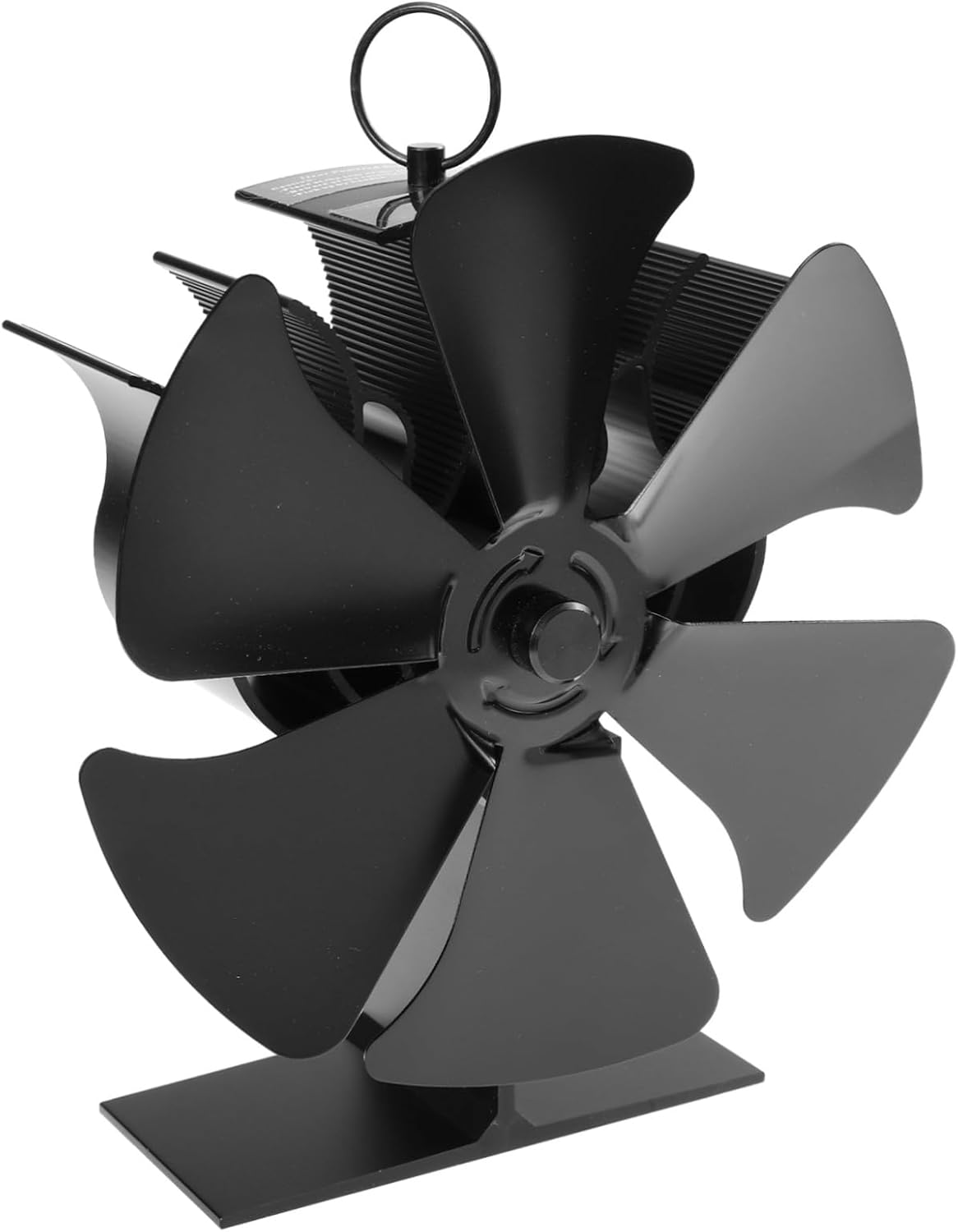 2pcs Stove Burner Fan Blade Powered Fan for Fireplace and Log Burner High-temperature Distribution No Electricity Needed