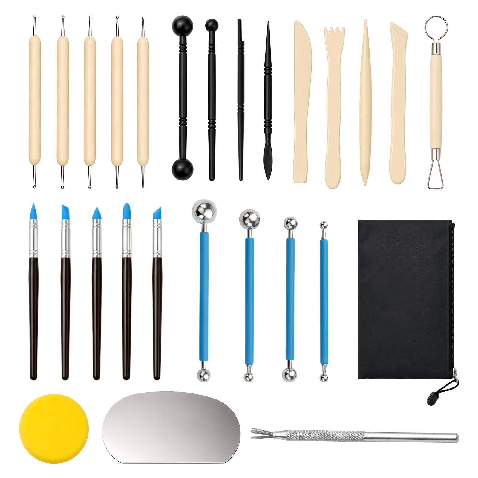 XLLGYL1 27 Pcs Polymer Clay Tools Sculpting