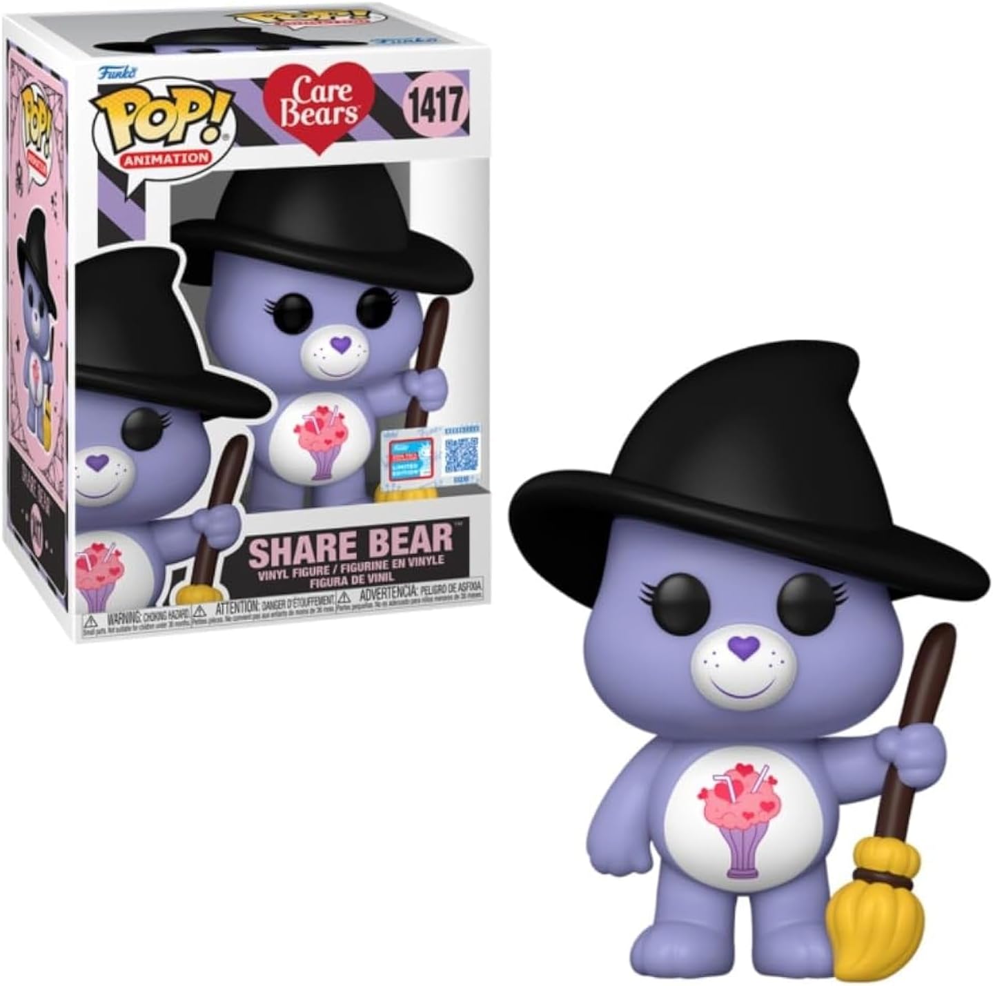 Funko Care Bears Witch Share Bear Exclusive Fall Convention Pop Vinyl Figure 1417