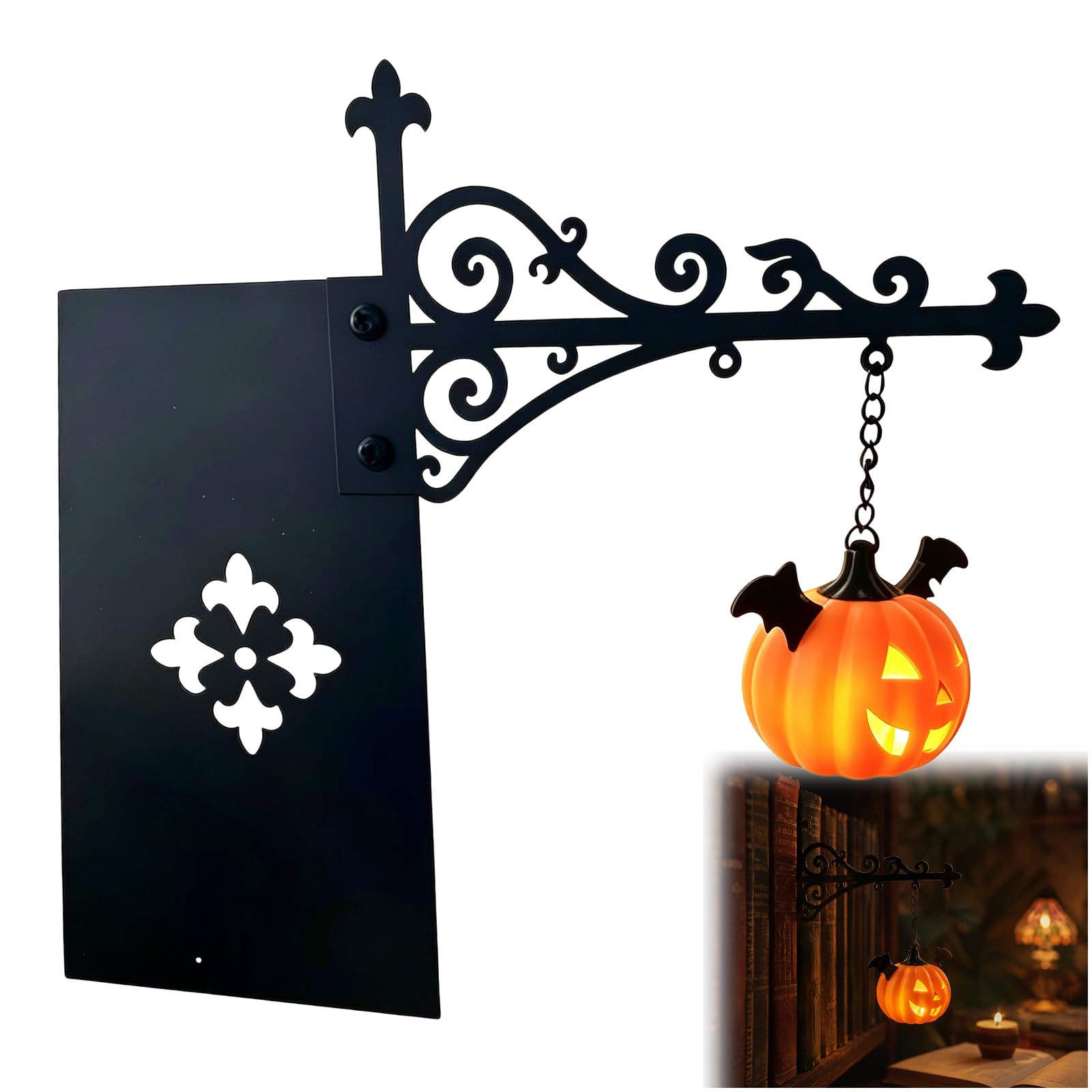 Library Lantern-Decorative Bookshelf Lighting, Mini Bookshelf Lamp