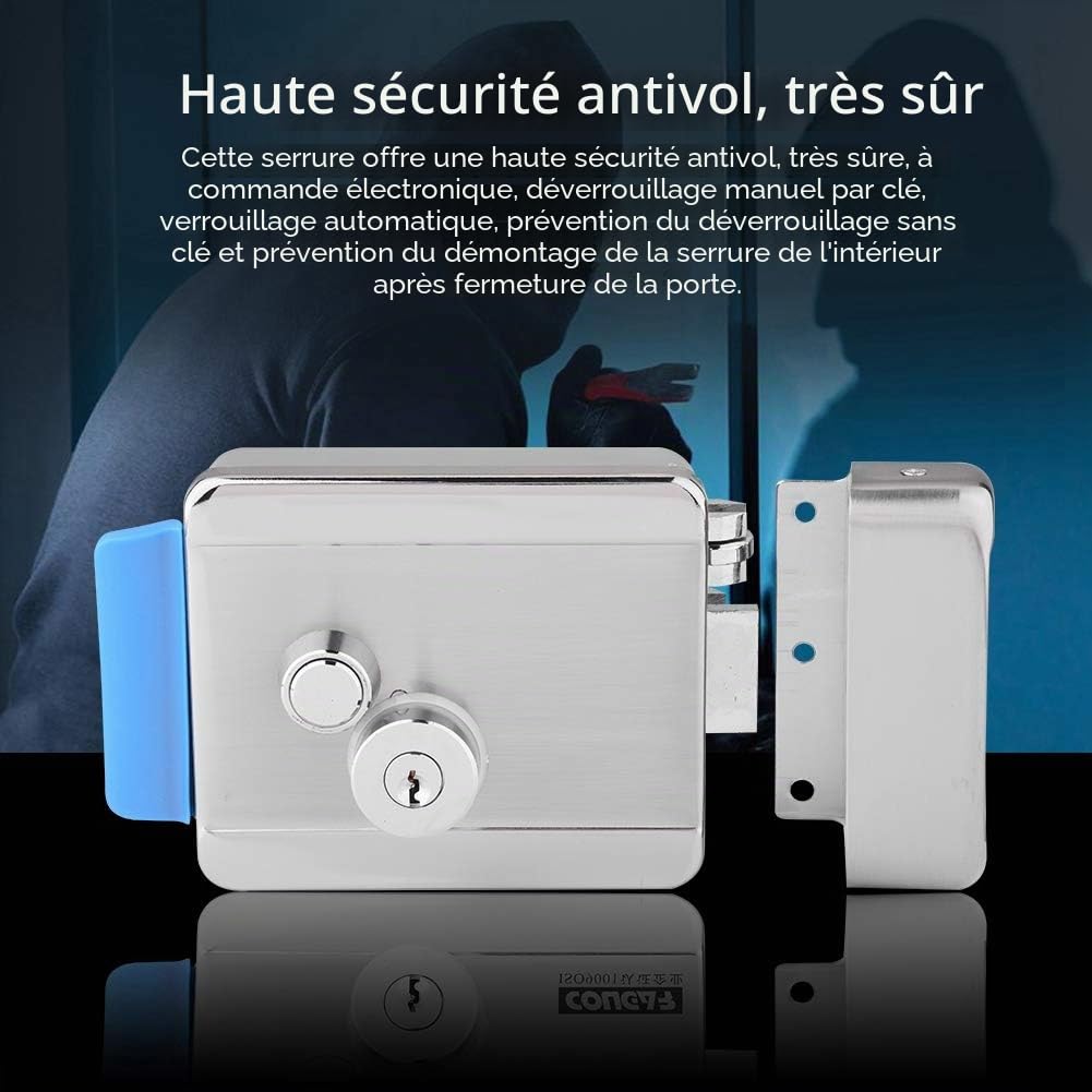 Serrure de Porte Électrique de Sécurité Q799 Kit de Contrôle d'Accès