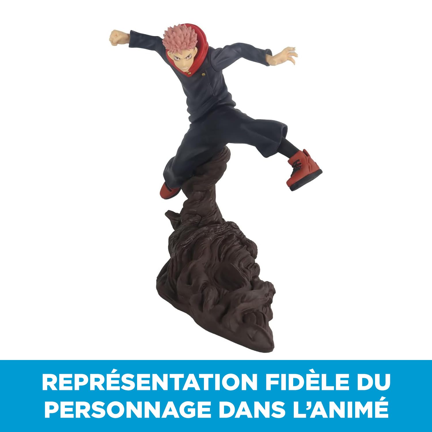 BANDAI - Banpresto - Jujutsu Kaisen - Yuji Itadori - Figurine de Collection Combination Battle - Figurine Itadori Collector 8cm - Licence Officielle Jujutsu Kaisen - Idée Cadeau Manga - BP19049P