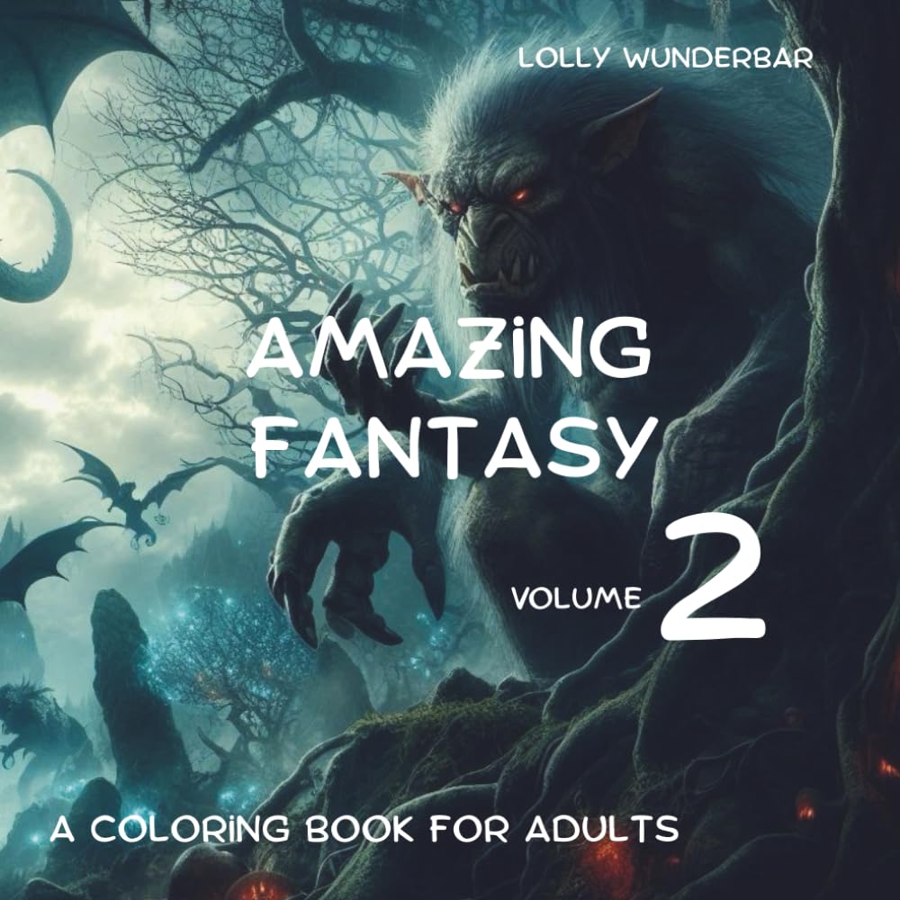 AMAZING FANTASY VOLUME 2: A COLORING BOOK FOR ADULTS