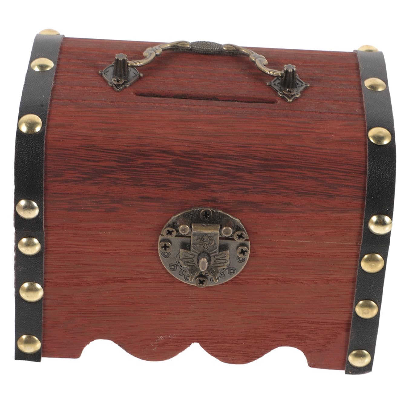 Cofre de Madera Cerradura para Niños, Hucha Vintage