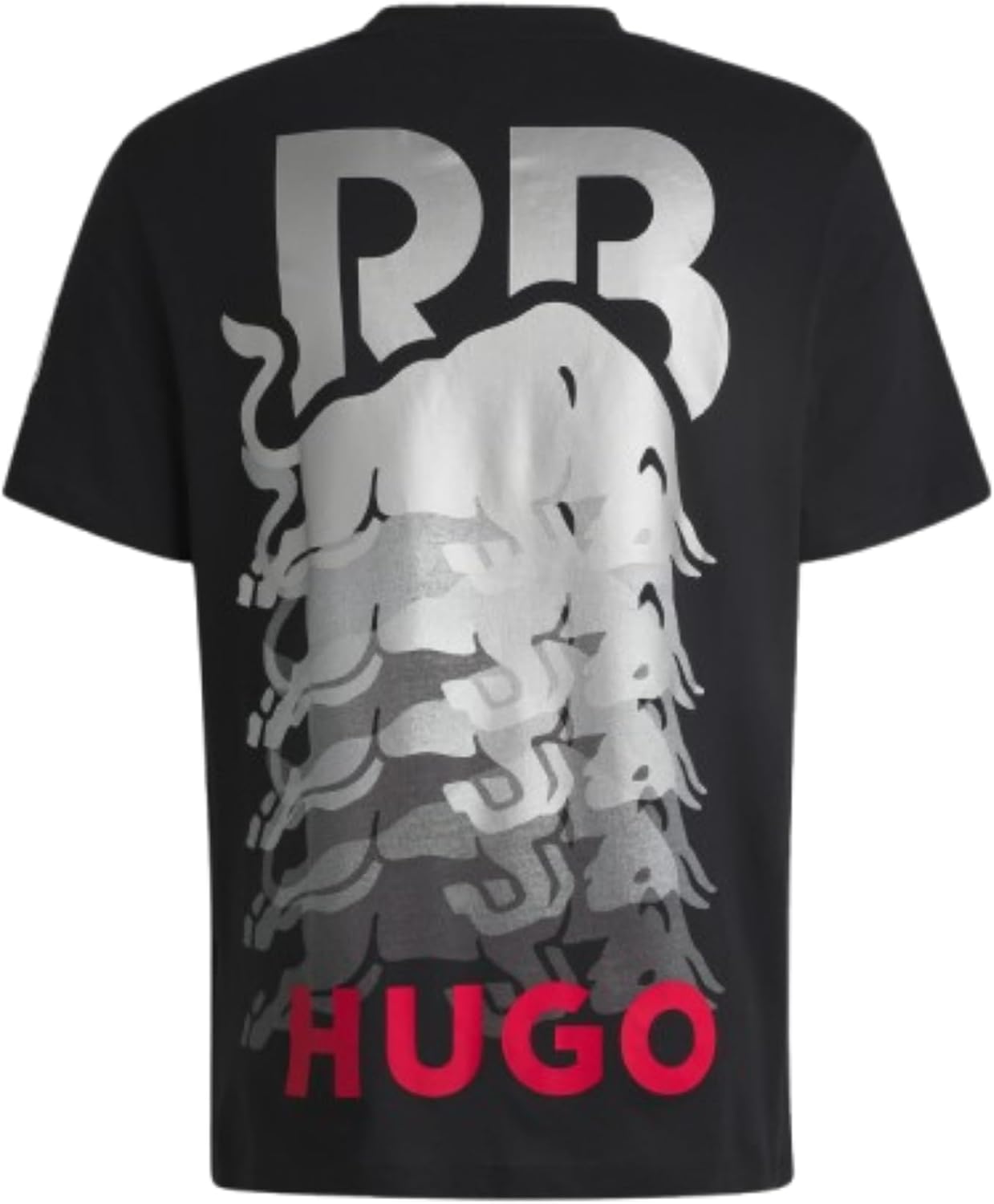 Hugo Mens F1 2024 Racing Bull Team All Over Logo Tshirt - Image 3
