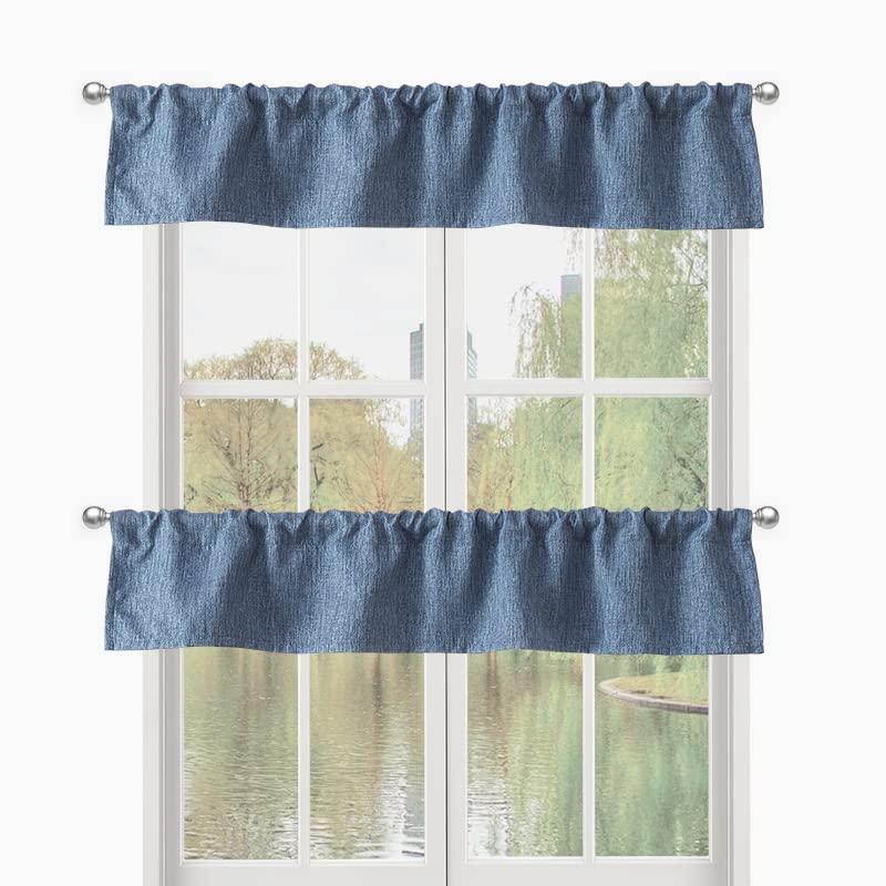 フィットバランスカーテン Amazon｜DecoHongDi 窓用飾り布2パック、キッチンバランスのみ、リネン