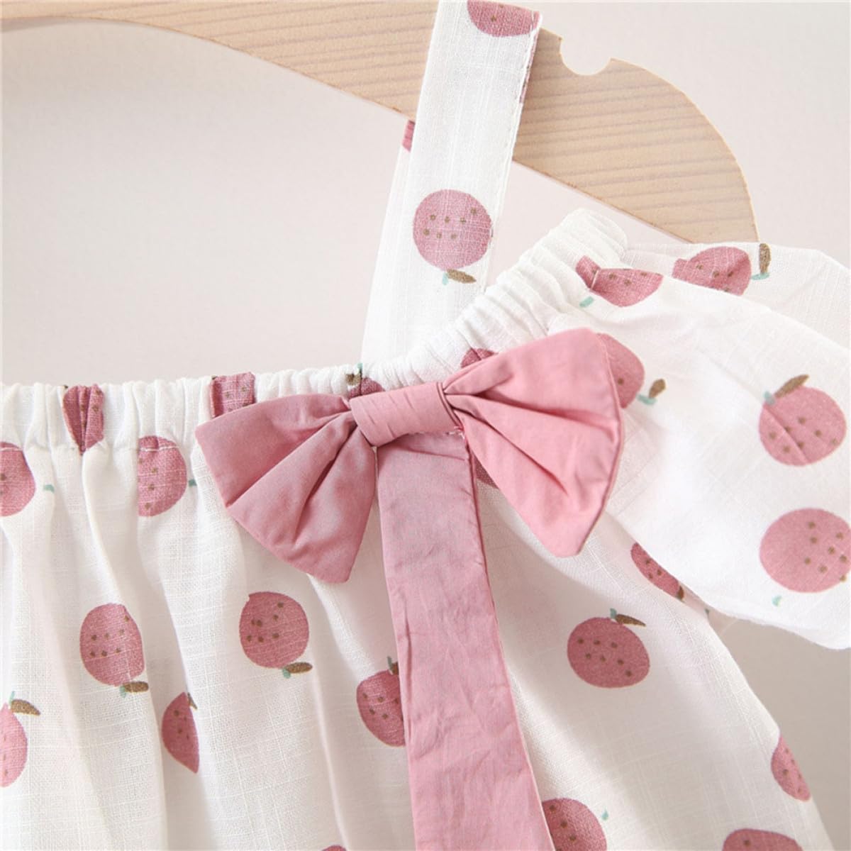 Sleeveless Flounce Vest and Shorts Outfit for Baby Girls