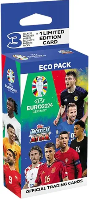 Topps Match Attax Euro 2024 Eco Pack - Figurine Collezionismo Multi Colore