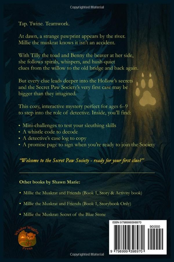 Millie Muskrat and the Secret Paw Society, Case #1: The Phantom Paw: An Interactive Mystery Chapter Book for Young Detectives - Image 2