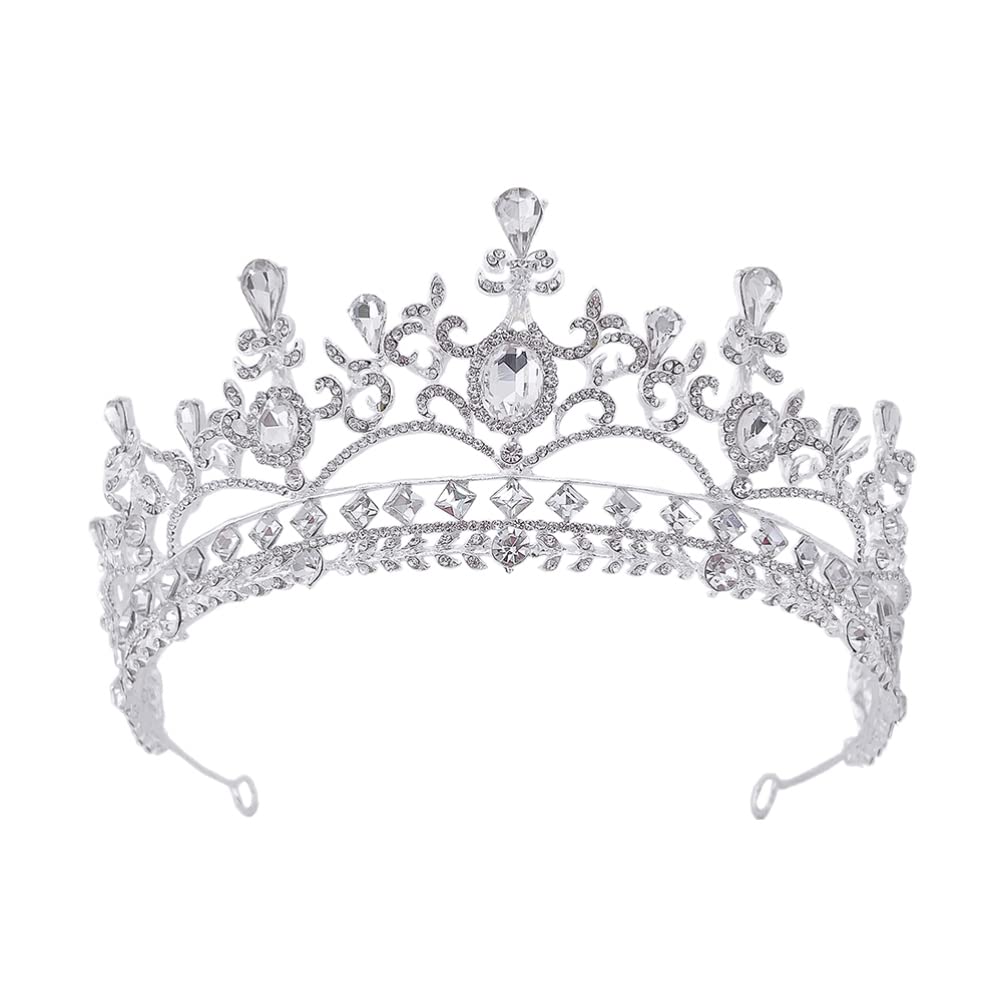 Corona decorativa de diamantes de imitación para regalo de cumpleaños tiara infantil de princesa
