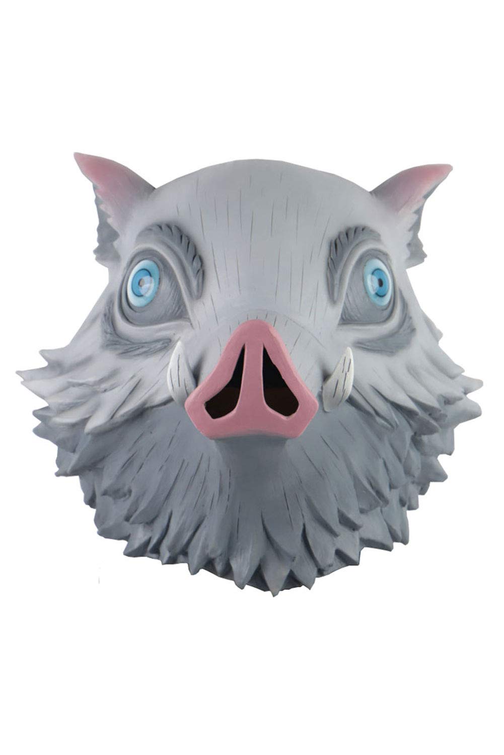 Sinastar Hashibira Inosuke Cosplay Mask Halloween Masquerade Latex Pig Prop Costume Accessory Headgear