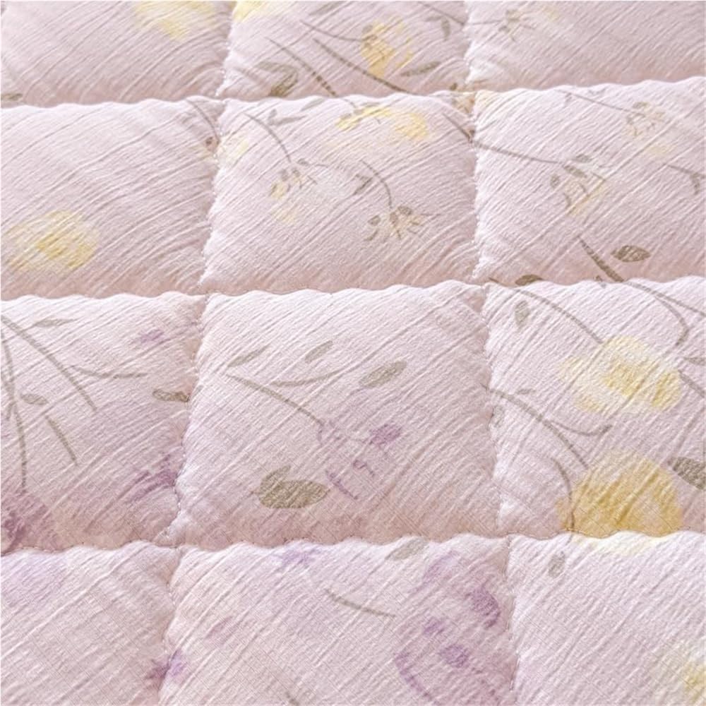 Coprimaterasso Impermeabile, copriletto Matrimoniale (Queen Size) Traspirante e Silenzioso con Angoli Profondi da 6 a 11 Pollici, Lenzuolo con Angoli Morbido Lavabile in Lavatrice (Rosa, 90