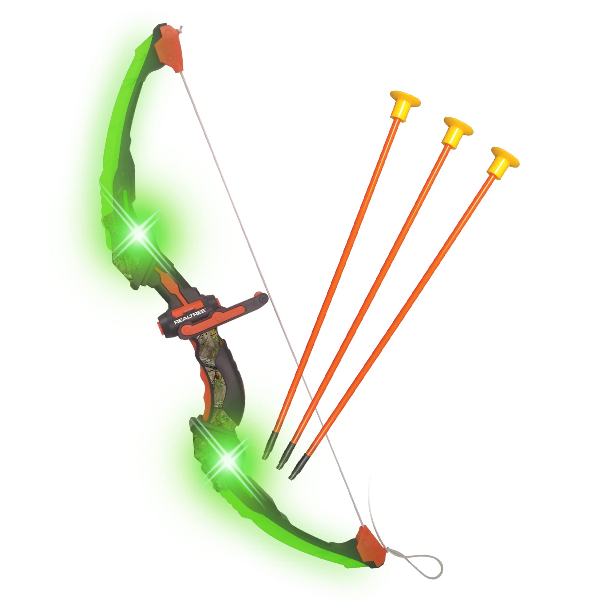 NKOK Realtree Light Up Archery Set (Green) (24.5
